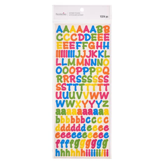 Neon Alphabet Stickers by Recollections&#x2122;